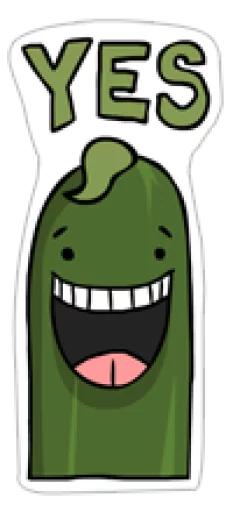 👍 Стикер «Cucumber.AL» для Telegram