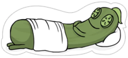 😪 Стикер «Cucumber.AL» для Telegram
