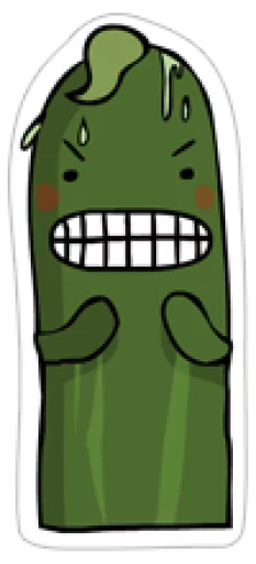 😠 Стикер «Cucumber.AL» для Telegram