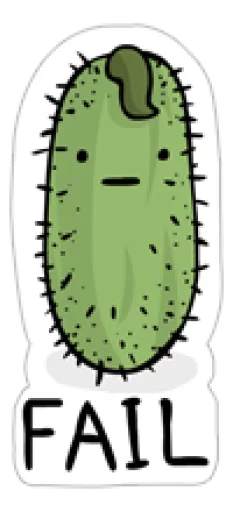 😕 Стикер «Cucumber.AL» для Telegram