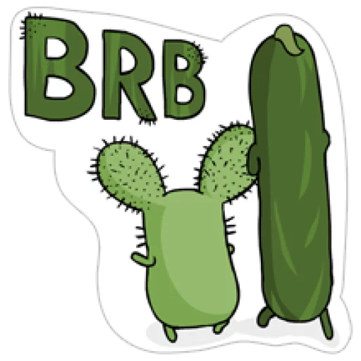 👲 Стикер «Cucumber.AL» для Telegram