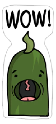💂 Стикер «Cucumber.AL» для Telegram