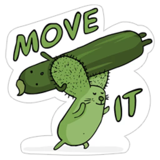 😻 Стикер «Cucumber.AL» для Telegram