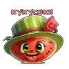 😊 Эмодзи «Арбузная няшность» для Telegram