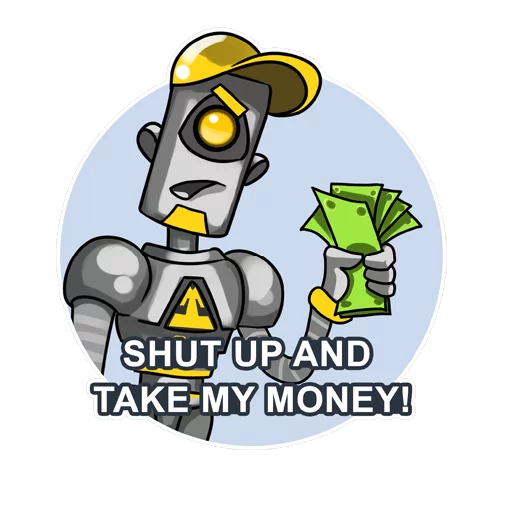 💸 Стикер «Arbitraging.co» для Telegram