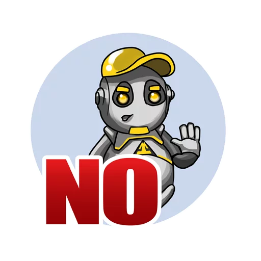 🙅‍♂️ Стикер «Arbitraging.co» для Telegram