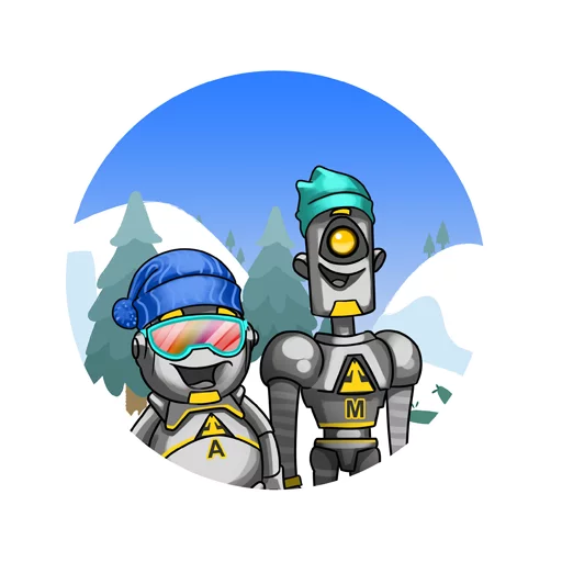 ⛷ Стикер «Arbitraging.co» для Telegram