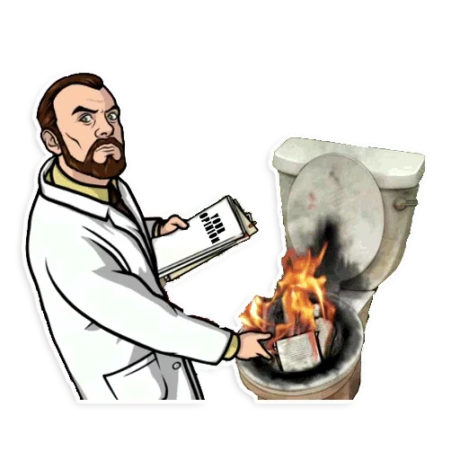🖕 Стикер «ArcherPack» для Telegram