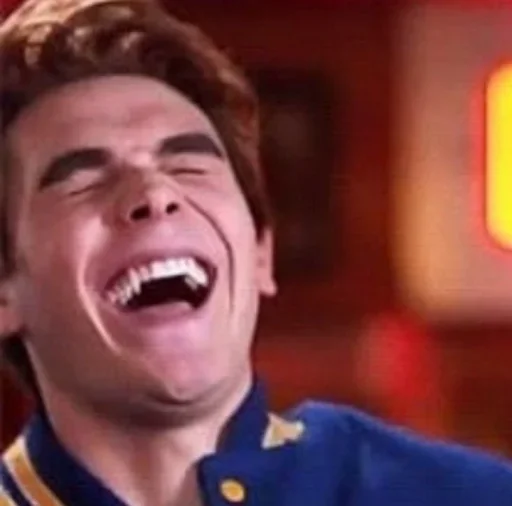 🌿 Стикер «Archie KJ Apa» для Telegram