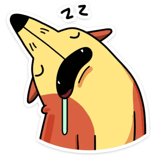 😴 Стикер «Арчи» для Telegram