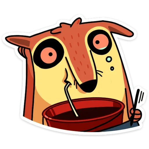 ☕️ Стикер «Арчи» для Telegram