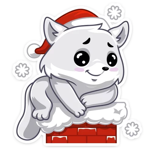 Стикерпак Arcty the polar fox Аркти из вк для Telegram