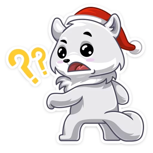 ❓ Стикер «Arcty the polar fox Аркти из вк» для Telegram