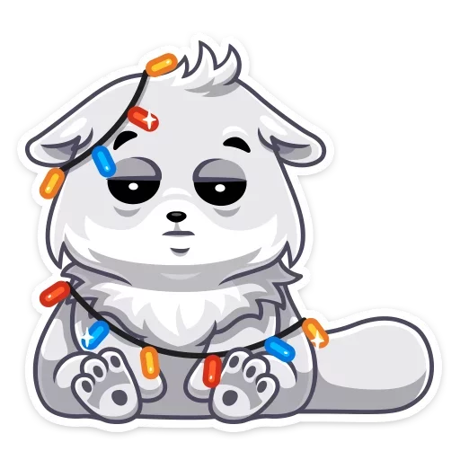 🎉 Стикер «Arcty the polar fox Аркти из вк» для Telegram
