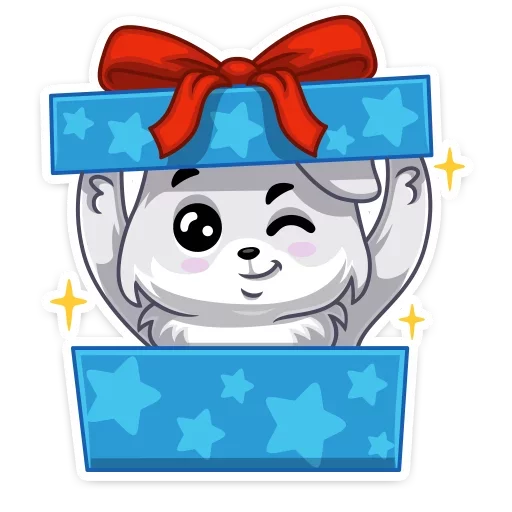 🎁 Стикер «Arcty the polar fox Аркти из вк» для Telegram