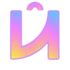 🤩 Эмодзи «Фундамент градиент сирень шрифт» для Telegram