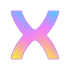 🤩 Эмодзи «Фундамент градиент сирень шрифт» для Telegram