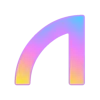 🤩 Эмодзи «Фундамент градиент сирень шрифт» для Telegram