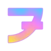 🤩 Эмодзи «Фундамент градиент сирень шрифт» для Telegram