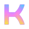 🤩 Эмодзи «Фундамент градиент сирень шрифт» для Telegram