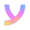 🤩 Эмодзи «Фундамент градиент сирень шрифт» для Telegram