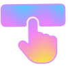 🤩 Эмодзи «Фундамент градиент сирень шрифт» для Telegram