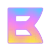 🤩 Эмодзи «Фундамент градиент сирень шрифт» для Telegram