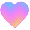 🤩 Эмодзи «Фундамент градиент сирень шрифт» для Telegram