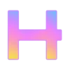 🤩 Эмодзи «Фундамент градиент сирень шрифт» для Telegram