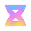 🤩 Эмодзи «Фундамент градиент сирень шрифт» для Telegram