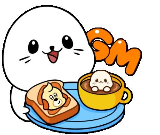 🌅 Стикер «Sappy Seals» для Telegram
