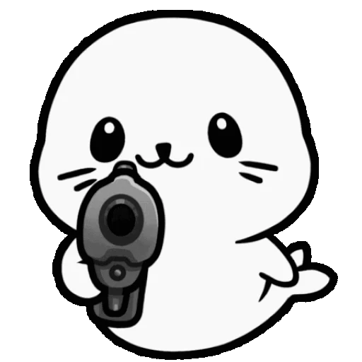 🔫 Стикер «Sappy Seals» для Telegram