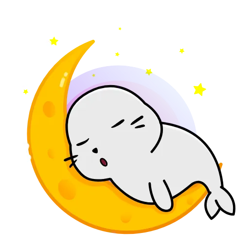 😴 Стикер «Sappy Seals» для Telegram