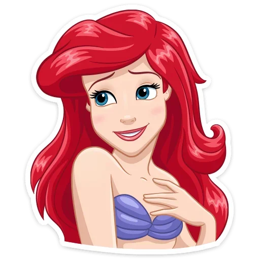☺️ Стикер «Ариэль» для Telegram