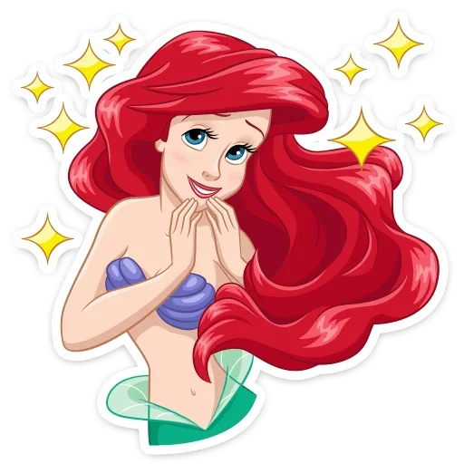☺️ Стикер «Ариэль» для Telegram