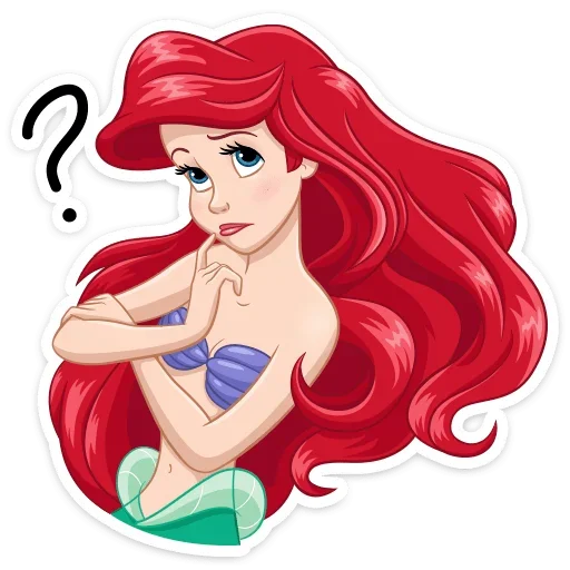 🤔 Стикер «Ариэль» для Telegram