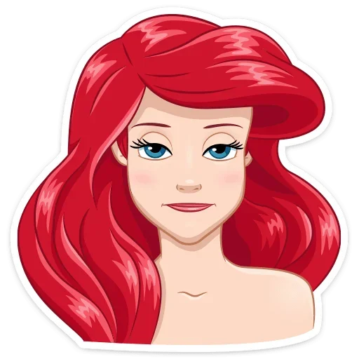 😐 Стикер «Ариэль» для Telegram