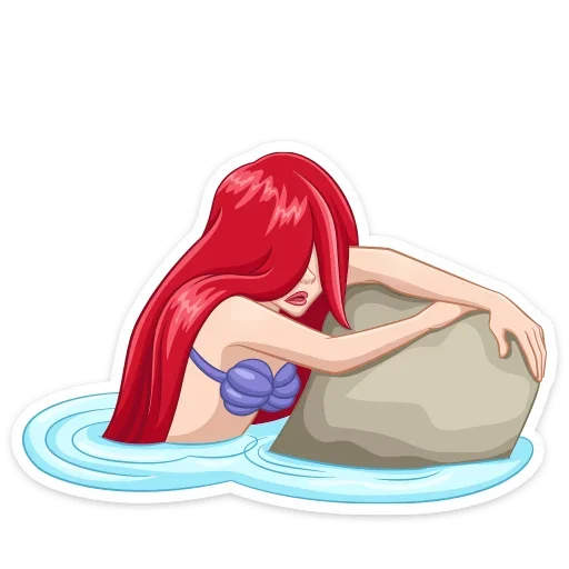 😩 Стикер «Ариэль» для Telegram