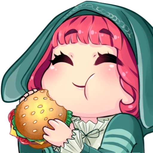 🍔 Стикер «Ариэлька» для Telegram