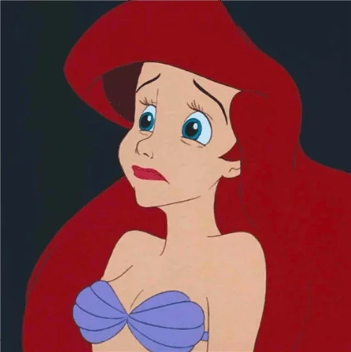 🧜‍♀ Стикер «Ariel Disney» для Telegram