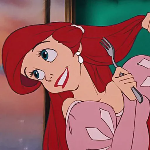 🧜‍♀ Стикер «Ariel Disney» для Telegram