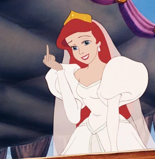 🧜‍♀ Стикер «Ariel Disney» для Telegram