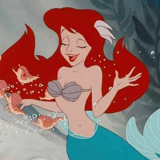 🧜‍♀ Стикер «Ariel Disney» для Telegram