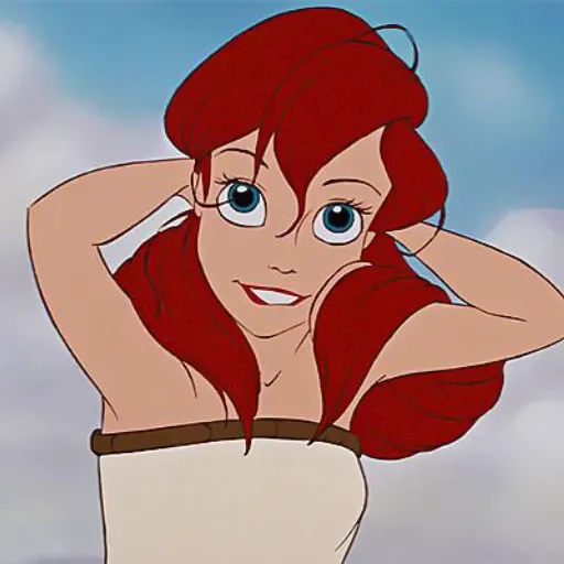 🧜‍♀ Стикер «Ariel Disney» для Telegram