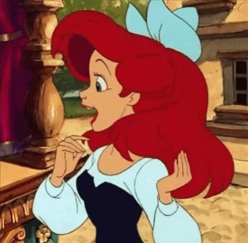🧜‍♀ Стикер «Ariel Disney» для Telegram