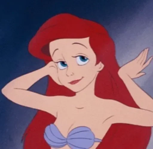 🧜‍♀ Стикер «Ariel Disney» для Telegram