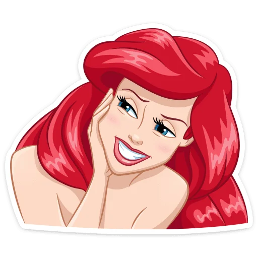 😁 Стикер «Ариэль» для Telegram