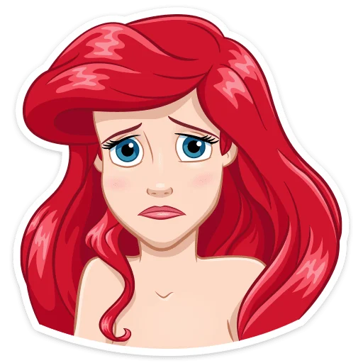 😑 Стикер «Ариэль» для Telegram