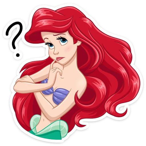 🤔 Стикер «Ариэль» для Telegram
