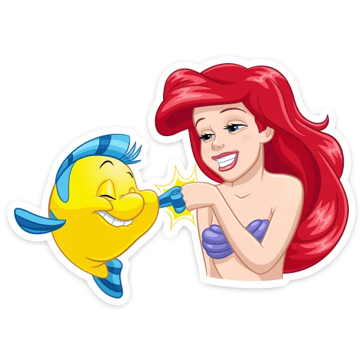 🤝 Стикер «Ариэль» для Telegram